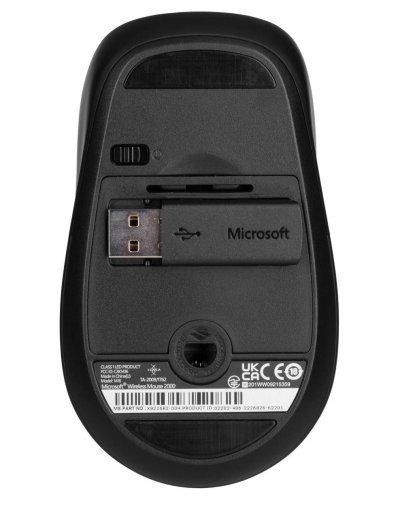 Комплект клавіатура+мишка Microsoft WL Desktop 2000 чорний