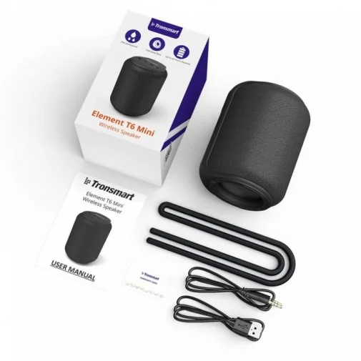 Фото: Портативна колонка Tronsmart Element T6 Mini Black (364443) № 7 | KTC