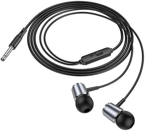 Фото: Навушники Hoco M108 Spring Metal Gray (6931474797575) № 7 | KTC
