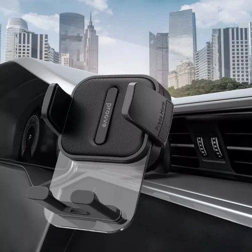 Фото: Кріплення для мобільного телефону Proove Crystal Clamp Air Outlet Car Mount Black (CHCC00000001) № 6 | KTC
