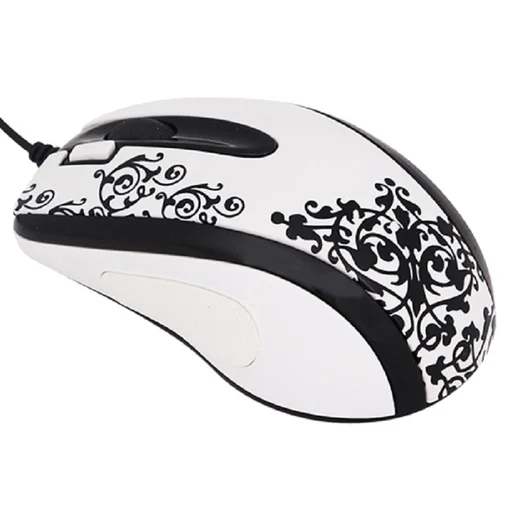Фото: Мишка G-CUBE GLBW-73EN Endless Note з візерунком № 6 | KTC