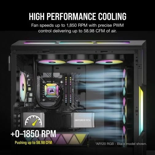Фото: Кулер Corsair iCUE AR120 Digital RGB White (CO-9050168-WW) № 21 | KTC