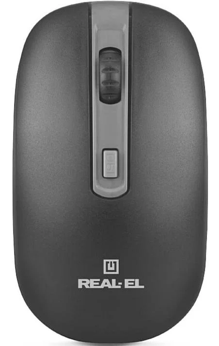 Фото: Миша Real-EL RM-303 Black/Grey (EL123200021) № 9 | KTC