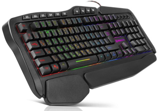 ] Клавіатура Real-EL Gaming 8900 RGB Macro Ukr Black (EL123100025)