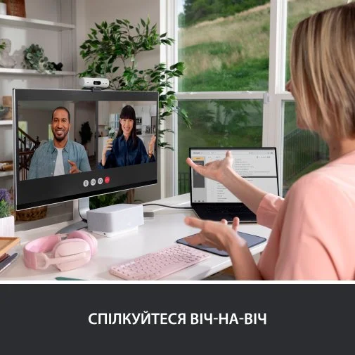 Фото: Web-камера Logitech Brio 500 Off White (960-001428) № 23 | KTC