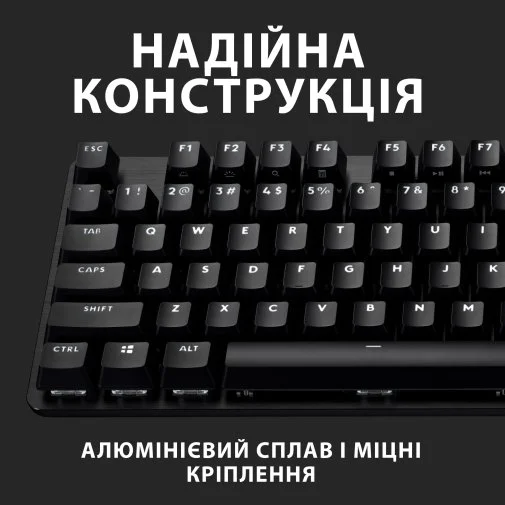Фото: Клавіатура Logitech G G413 SE Mechanical Tactile Switch Us/Ukr USB Black (920-010437) № 12 | KTC