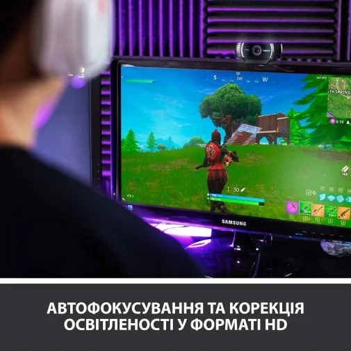 Фото: Web-камера Logitech C922 Pro Stream Black (L960-001088) № 26 | KTC