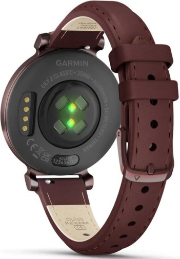 Смарт годинник Garmin Lily 2 Classic Dark Bronze with Mulberry Leather Band (010-02839-03)
