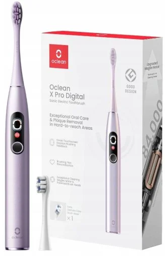 Фото: Електрична зубна щітка Oclean X Pro Digital Electric Purple (6970810553475) № 8 | KTC