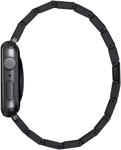 Фото: Ремінець Pitaka for Apple Watch 49/45/44mm - Fiber Watch Band Retro Black/Grey (AWB2311) № 9 | KTC