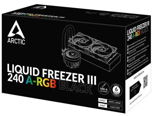 Фото: Система рідинного охолодження Arctic Liquid Freezer III 240 ARGB (ACFRE00142A) № 23 | KTC