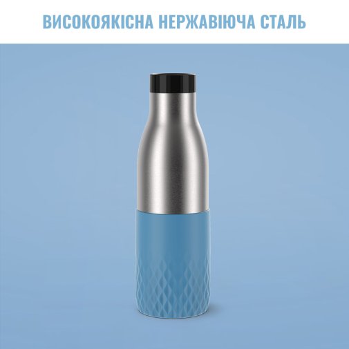 Термопляшка Tefal Bludrop Soft Touch 500 ml Blue (N3110710)
