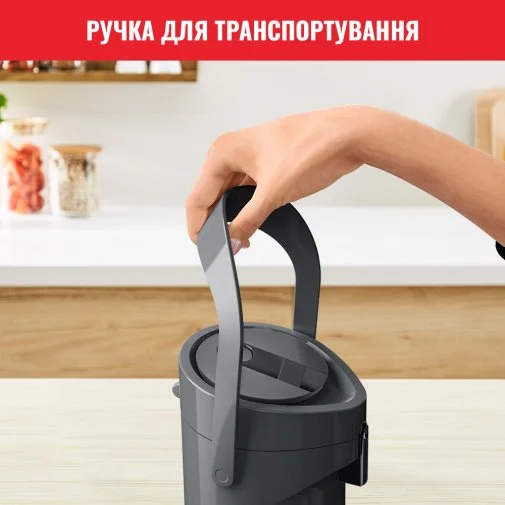 Фото: Термос Tefal Ponza Pump 1900 ml Black K3140114 № 20 | KTC