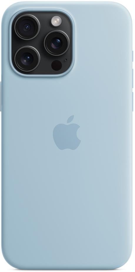 Чохол Apple for iPhone 15 Pro Max - Silicone Case with MagSafe Light Blue (MWNR3)