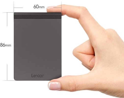 Зовнішній SSD-накопичувач Lexar SL200 512GB (LSL200X512G-RNNNG)