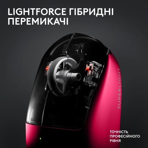 Миша Logitech G Pro X Superlight 2 Magenta (910-006797)