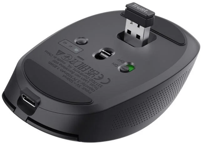 Фото: Миша Trust Ozaa Compact Multi-Device Wireless Black (24819) № 10 | KTC