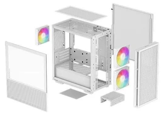 Фото: Корпус Deepcool CH360 WH White with window (CH360 White) № 12 | KTC