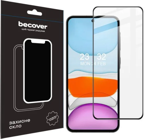 Фото: Захисне скло BeCover for Samsung A55 5G A556 - Black (710932) № 9 | KTC