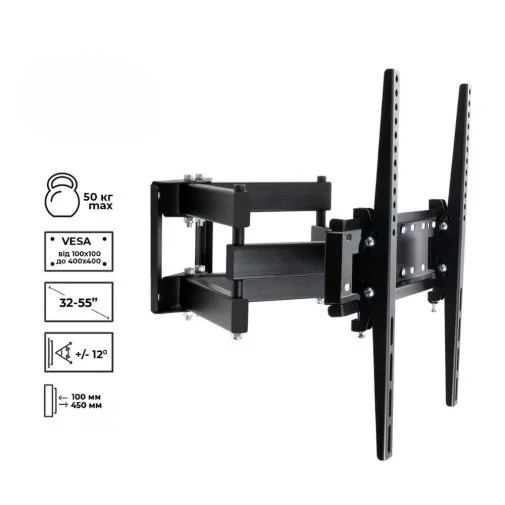Фото: Кронштейн CHARMOUNT TV04T-R6 Black № 18 | KTC