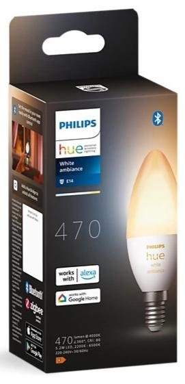 Смарт-лампа Philips Hue White ambiance E14 (929002294403)