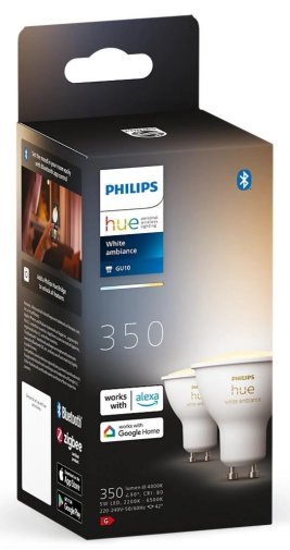 Смарт-лампа Philips Hue White Ambiance GU10 2pcs (929001953310)