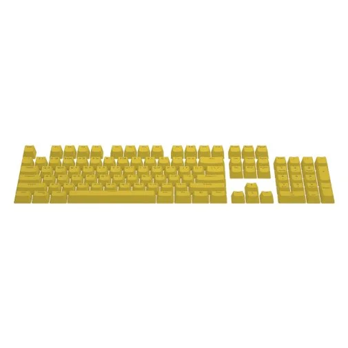 Фото: Набір кейкапів Hator PBT UKR/ENG/ru Yellow (HTS-139) № 4 | KTC