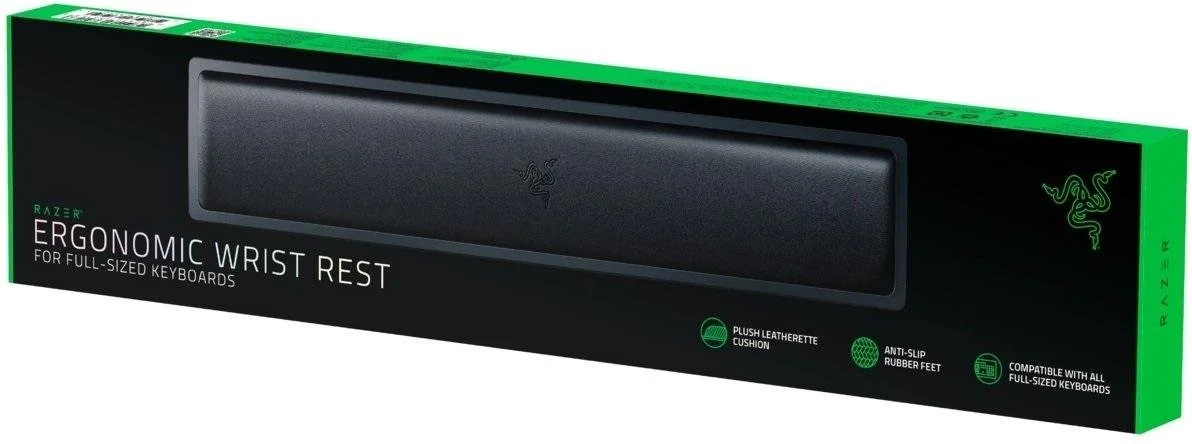 Фото: Підставка під зап'ястя Razer Wrist Rest Leatherette Black (RC21-01470200-R3M1) № 8 | KTC
