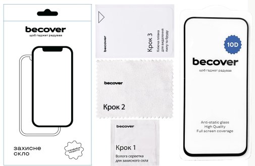 Захисне скло BeCover 10D for Google Pixel 8a - Black (711491)