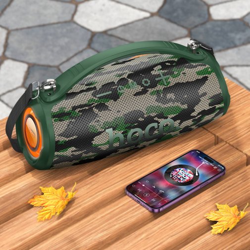 Портативна колонка Hoco HA4 SURGE OUTDOOR Camouflage Green (HA4 Camouflage Green)