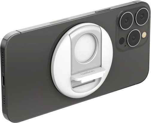 Тримач Popsocket Belkin Stage iPhone Mount with MagSafe for Mac Notebooks White