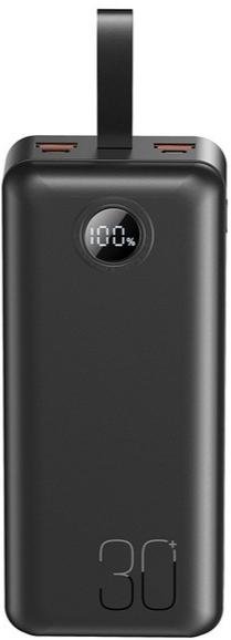 Батарея універсальна XO PR240 30000mAh 22.5W Black (PR240_Black)