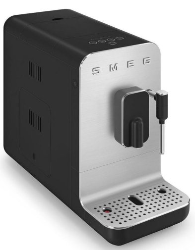 Кавомашина Smeg Coffee Machine With Steam Wand Black (BCC12BLMEU)