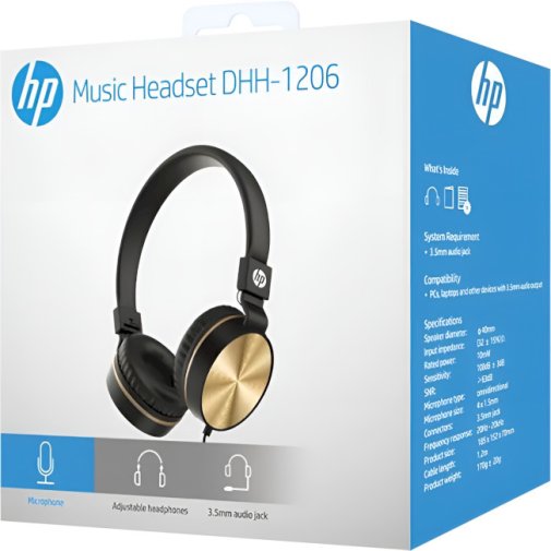 Гарнітура HP DHH-1206 Black (DHH-1206BK)