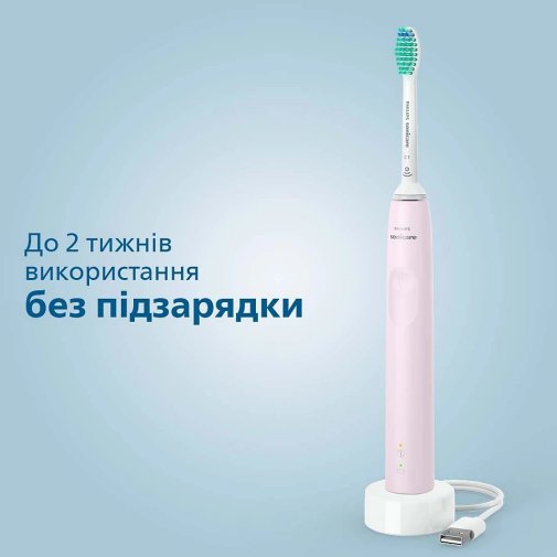 Електрична зубна щітка Philips Sonicare 3100 series Pink with case (HX3673/11)