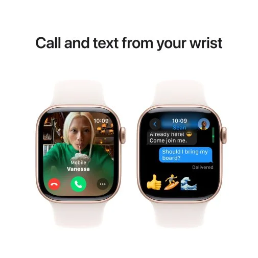 Фото: Смарт годинник Apple Watch Series 10 GPS 42mm Rose Gold Aluminium Case with Light Blush Sport - S/M (MWWH3) № 16 | KTC