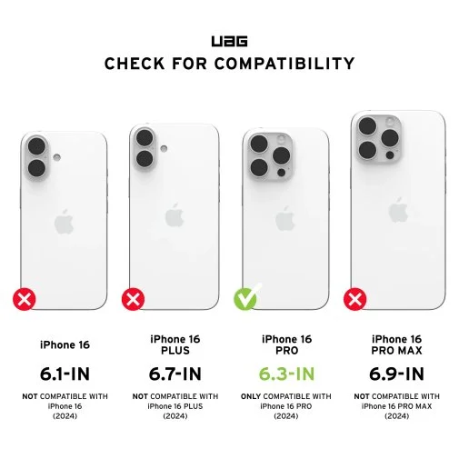 Фото: Чохол UAG for Apple iPhone 16 Pro - Plasma XTE Magsafe Ash/Titanium (114474113136) № 17 | KTC