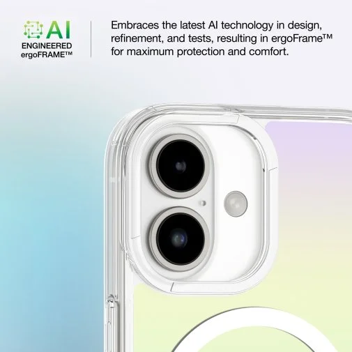 Фото: Чохол AMAZINGthing for iPhone 16 - Minimal Case with MagSafe Iridescent (IP166.1MMINRB) № 19 | KTC
