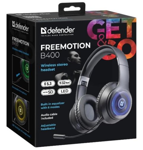 Гарнітура Defender FreeMotion B400 Black (63400)