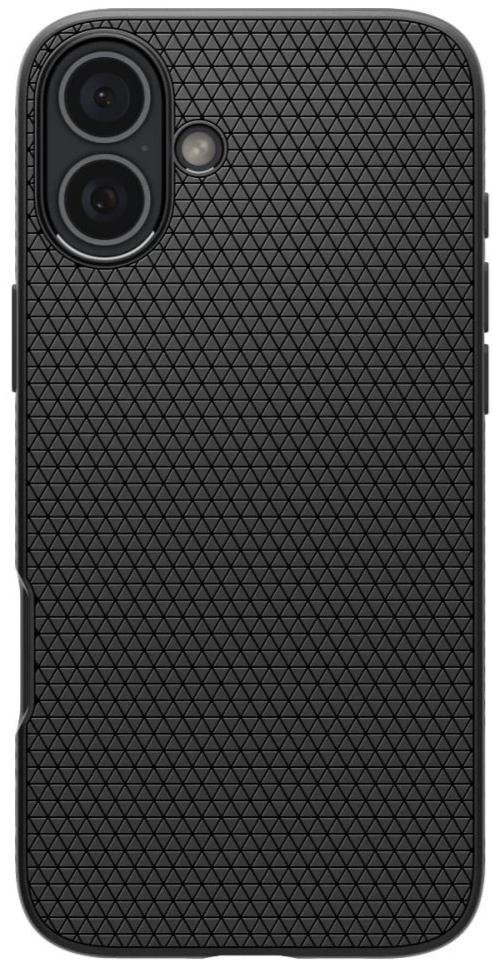 Чохол Spigen for Apple iPhone 16 Plus - Liquid Air Matte Black (ACS08066)