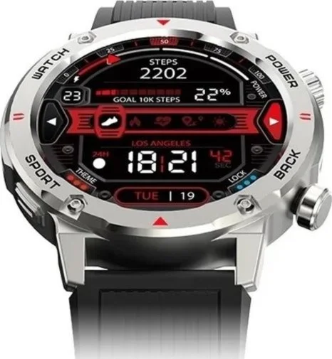 Фото: Смарт годинник iMiki D2 Silver Silicone Strap № 5 | KTC