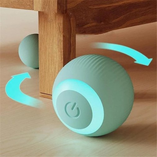 Інтерактивний м'ячик для тварин з підсвіткою PETGRAVITY Smart Rotating Ball