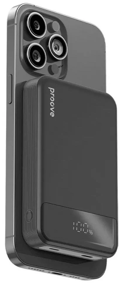 Фото: Батарея універсальна Proove Hoodman Magnetic 10000mAh 20W Black (PBH120010001) № 5 | KTC