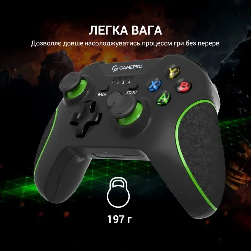 Фото: Геймпад GamePro MG650B Wireless Black № 38 | KTC
