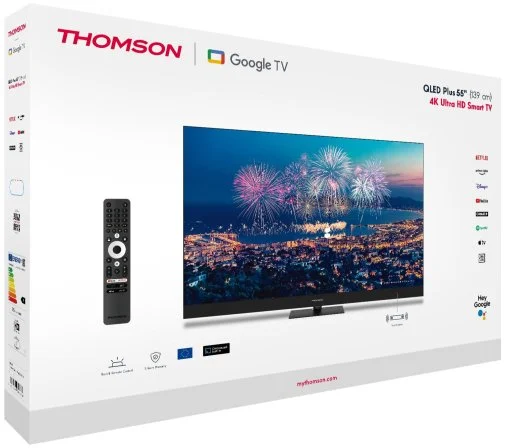 Фото: Телевізор QLED Thomson 55QG6C14 (Google TV, Wi-Fi, 3840x2160) № 11 | KTC
