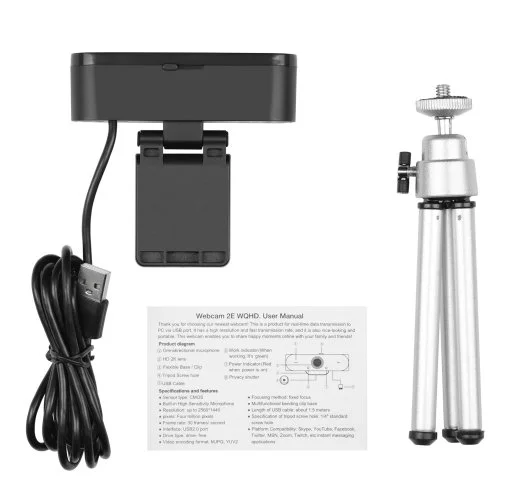 Фото: Web-камера 2E 2E-WC2K Black № 19 | KTC
