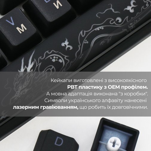 Клавіатура Ducky One 3 Mini Cherry MX Brown RGB ENG/UKR Black (DKON2161ST-BUAPXCLAWSC1)