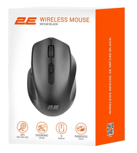 Миша 2E MF240 Wireless Black (2E-MF240WB)