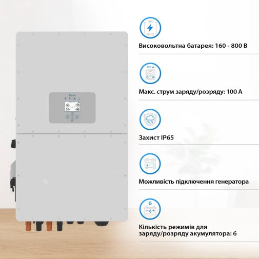 Інвертор Deye SUN-40K-SG01HP3-EU-BM4 40000W