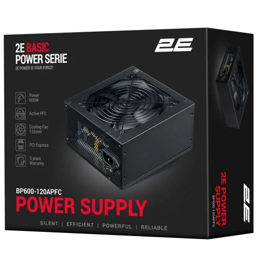 Фото: Блок живлення 2E 600W Basic Power (2E-BP600-120APFC) № 20 | KTC